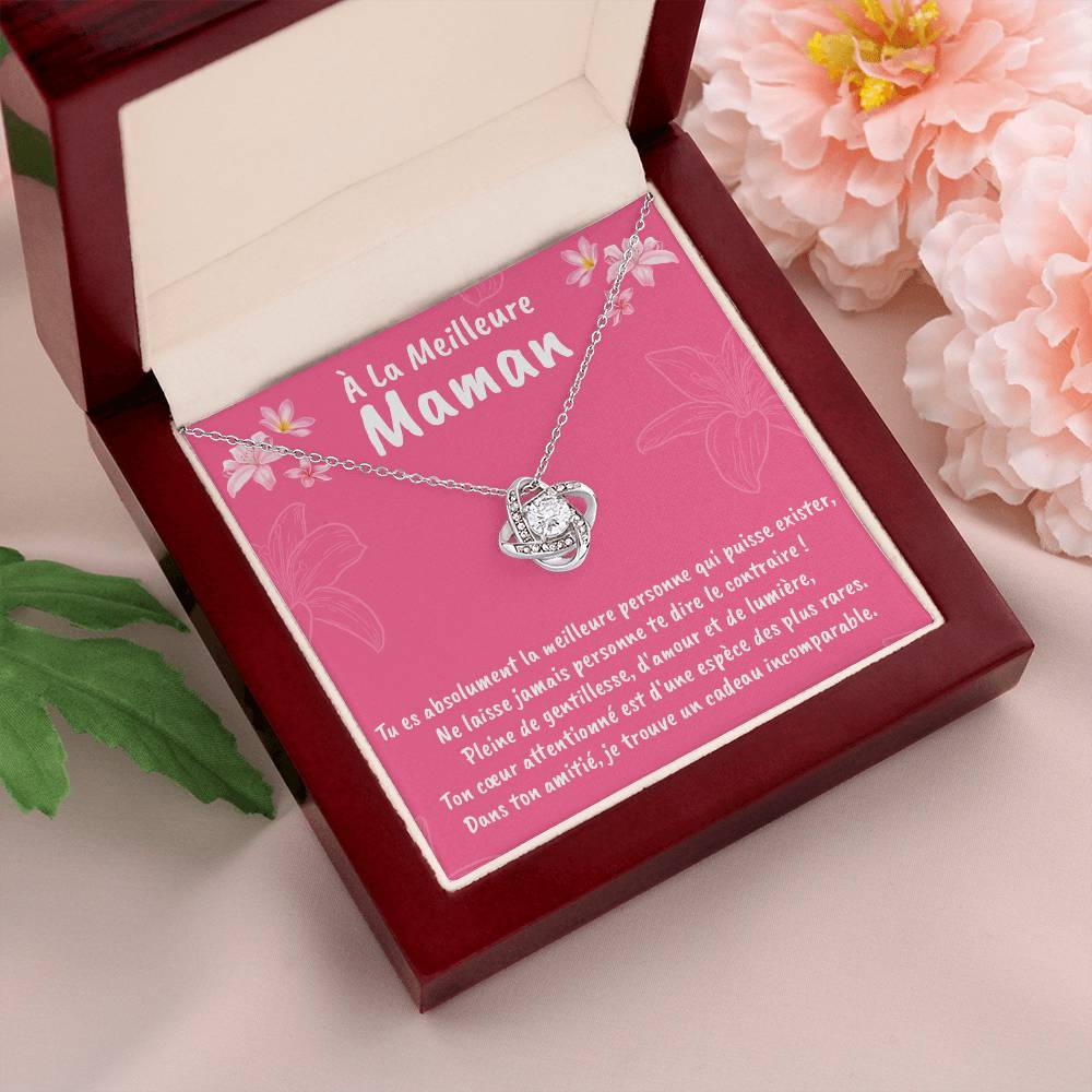 Collier avec nœud d'amour