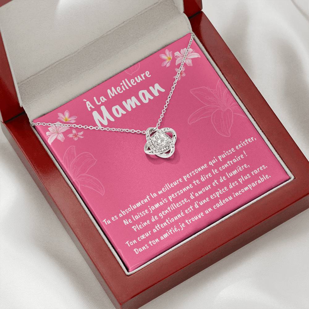 Collier avec nœud d'amour