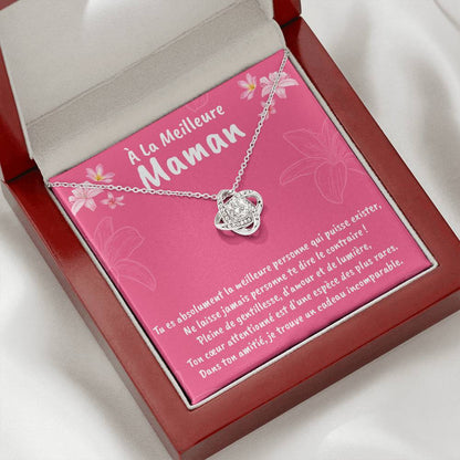 Collier avec nœud d'amour