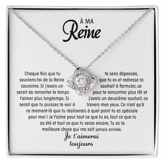 À ma Reine - Collier pendentif Amour