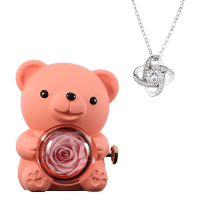 Rose Éternelle - Amour Gravé Inoubliable