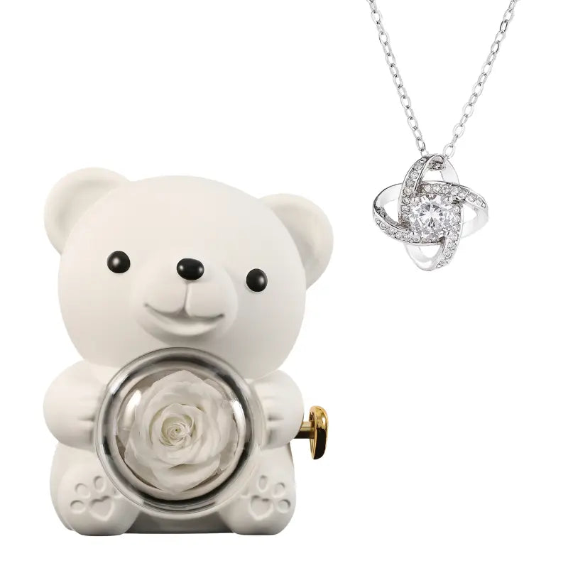 Rose Éternelle - Amour Gravé Inoubliable