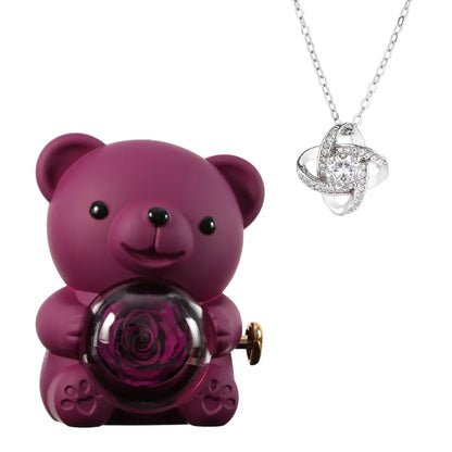 Rose Éternelle - Amour Gravé Inoubliable