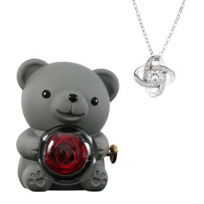 Rose Éternelle - Amour Gravé Inoubliable