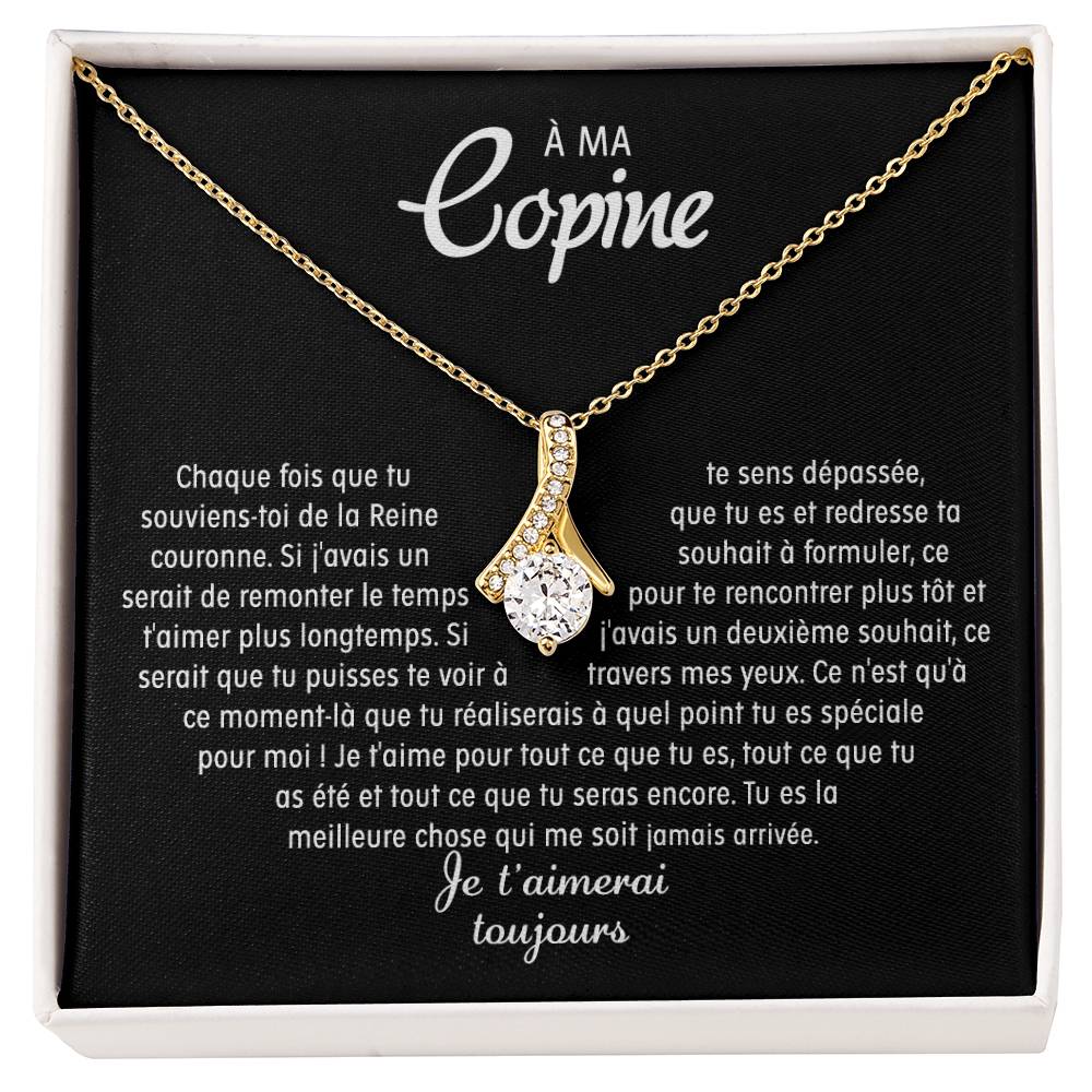 À ma Copine- Collier pendentif amour - Or