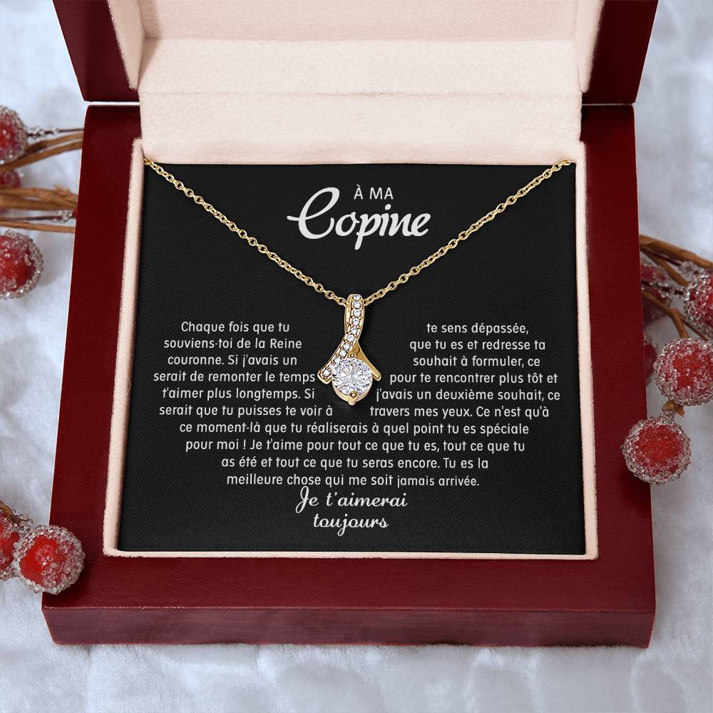 À ma Copine- Collier pendentif amour - Or