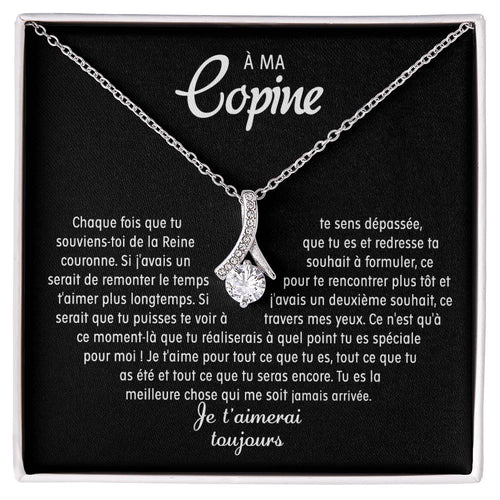 À ma Copine- Collier pendentif amour