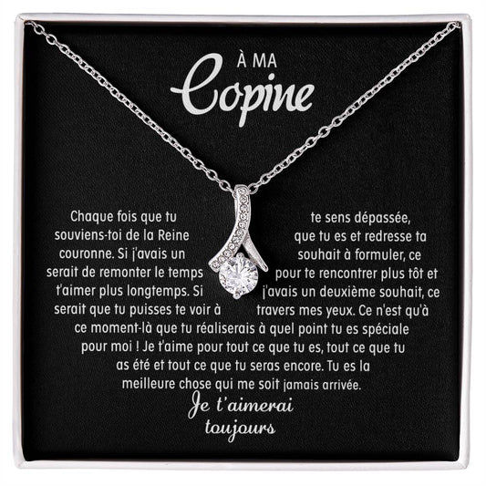 À ma Copine- Collier pendentif amour