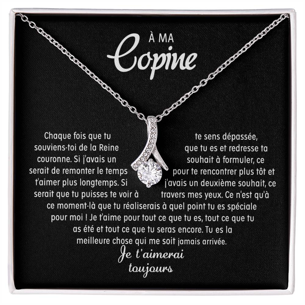 À ma Copine- Collier pendentif amour - Or