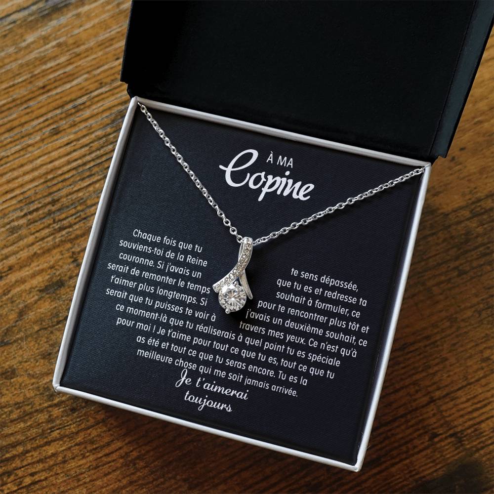 À ma Copine- Collier pendentif amour - Or