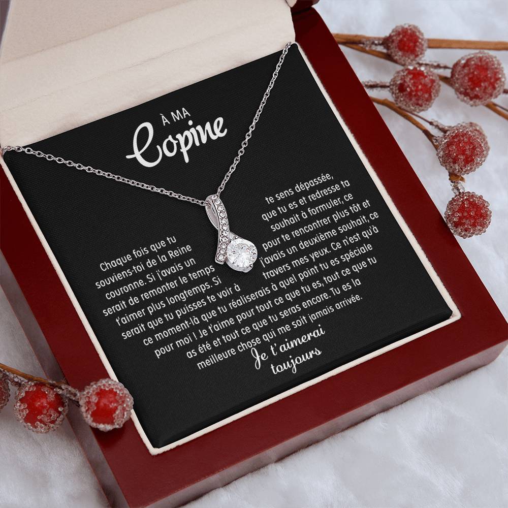 À ma Copine- Collier pendentif amour - Or