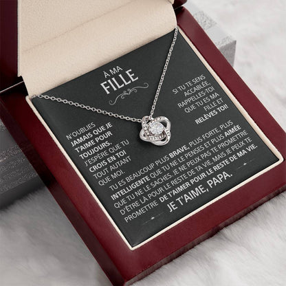 Ma Fille - Amour Éternel Gravé