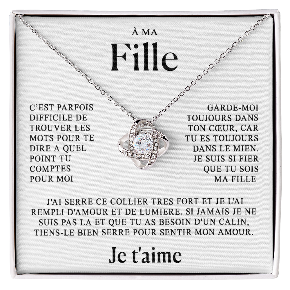 À ma Fille - J'ai serré ce collier avec mon amour