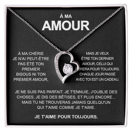 À mon Amour - Collier coeur