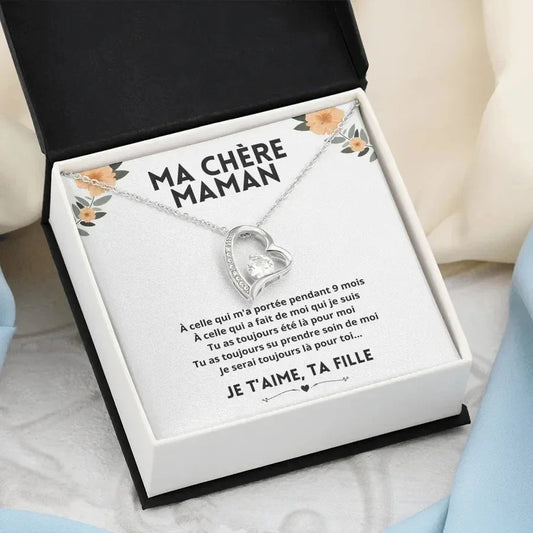 Coffret avec Collier Ma Chère Maman - Ta fille