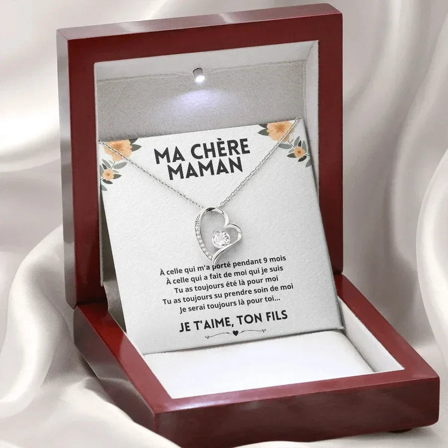 Coffret avec Collier Ma Chère Maman - Ton fils