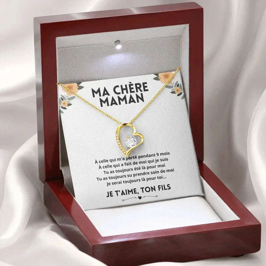 Coffret avec Collier Ma Chère Maman - Ton fils