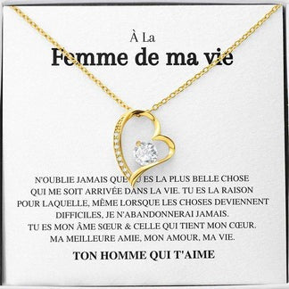 Coffret Rose Éternelle & son Collier d'Amour